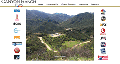 Desktop Screenshot of canyonranchfilmlocation.com